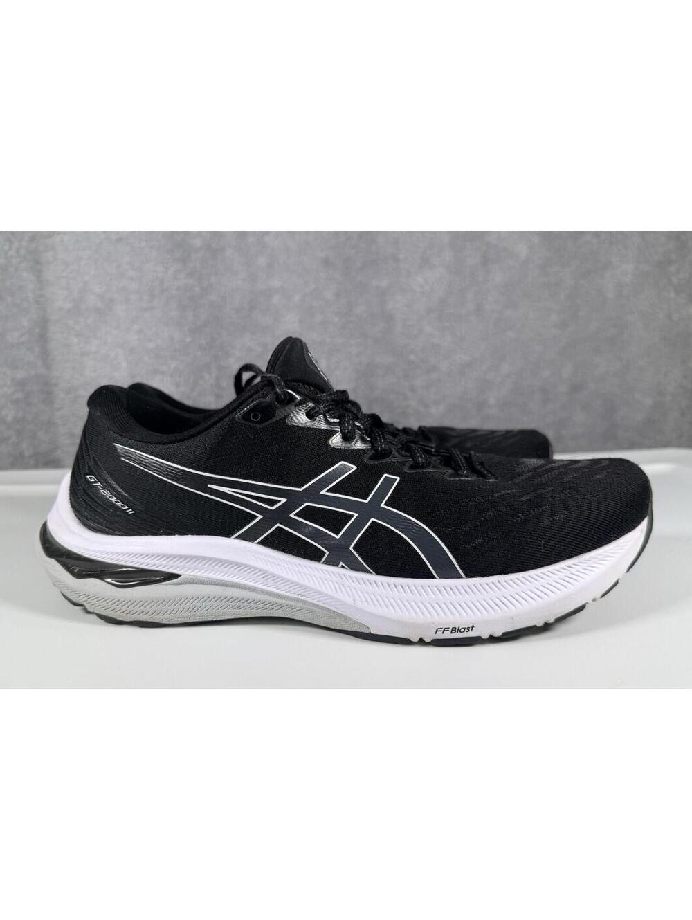 ASICS GT-2000 11 Men's Running Shoes Black White Sneakers 1011B441 Size 8.5